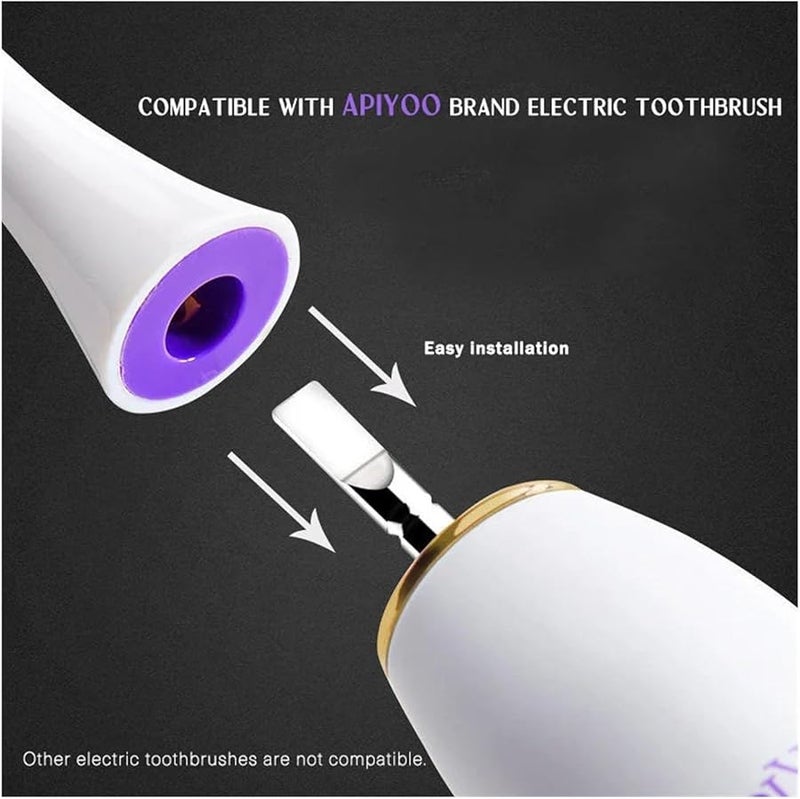Apiyoo P7 Y8 G7 SUP T1 Moon Sonic Electric Toothbrush Replacement Heads Color K - Image 3
